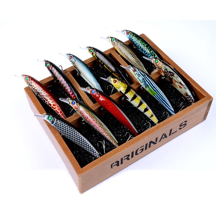LB106 11cm/11.5g Lure Painted Bionic Fishing Bait Plastic Hard Bait, Color: 11