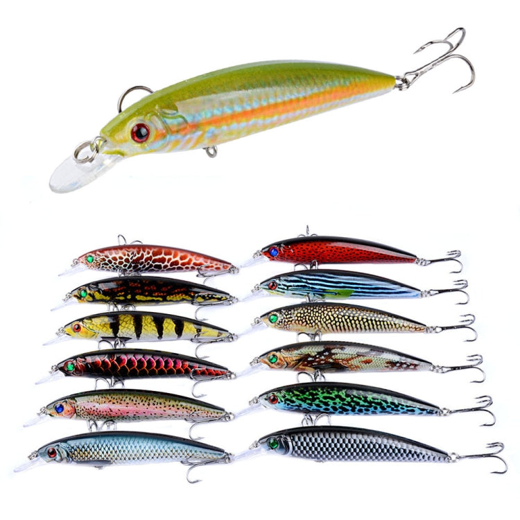 LB106 11cm/11.5g Lure Painted Bionic Fishing Bait Plastic Hard Bait, Color: 13