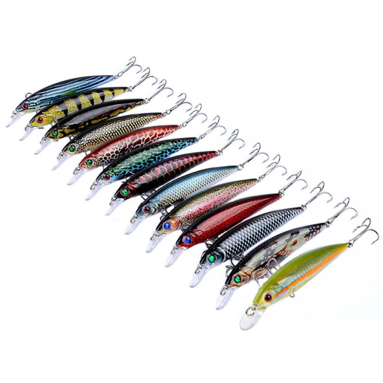 LB106 11cm/11.5g Lure Painted Bionic Fishing Bait Plastic Hard Bait, Color: 13