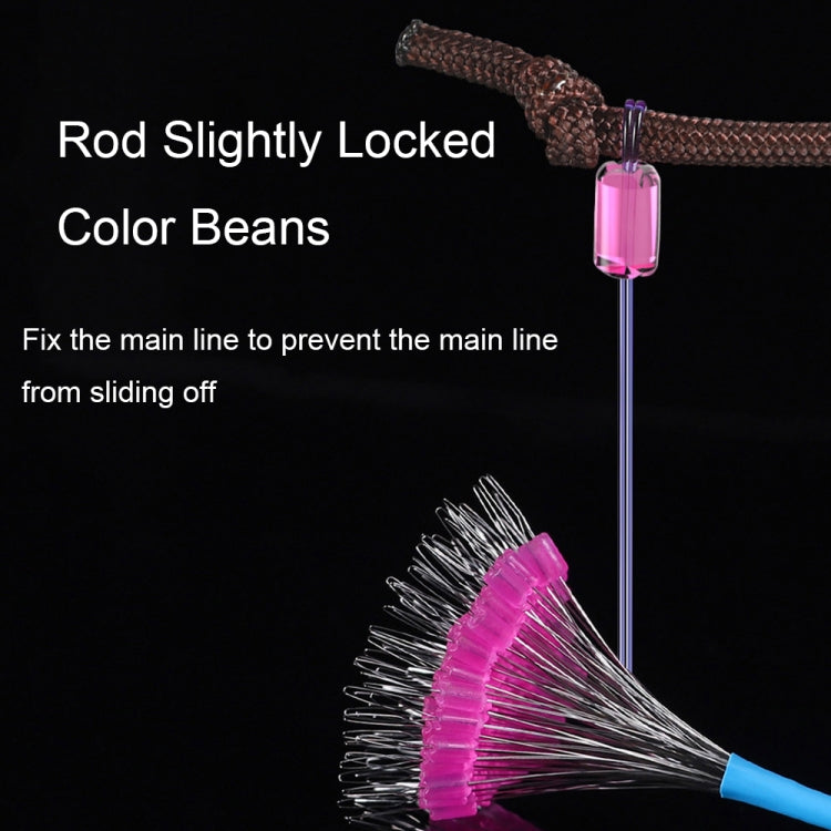 5sets/500pcs Space Bean Positioning Rod Slightly Bean Fishing Gear Supplies, Size: L