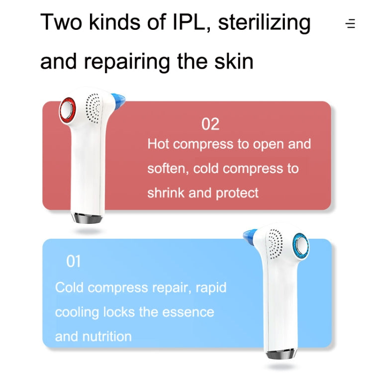 DYM-018-2022 Hot And Cold Compress Function Home Beauty Instrument Pore Cleaning Device(White)