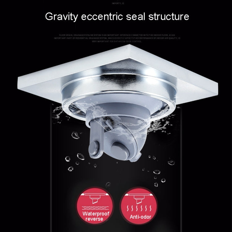 Full Copper Odor Proof Floor Drain, Style: K7004 Chrome Plated Dual Use+Magnetic Suspension