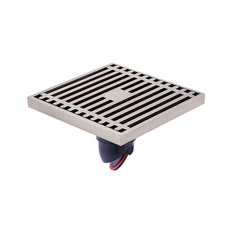 Full Copper Odor Proof Floor Drain, Style: K7007 Nickel Brush Single Use+Straight Row