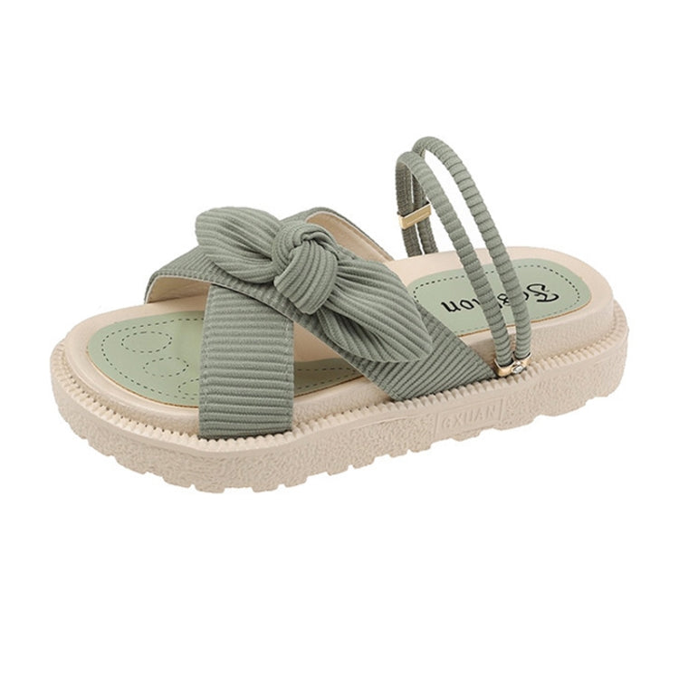 Summer Outerwear Thick Soled Casual Sandals Flat Slippers, Size: