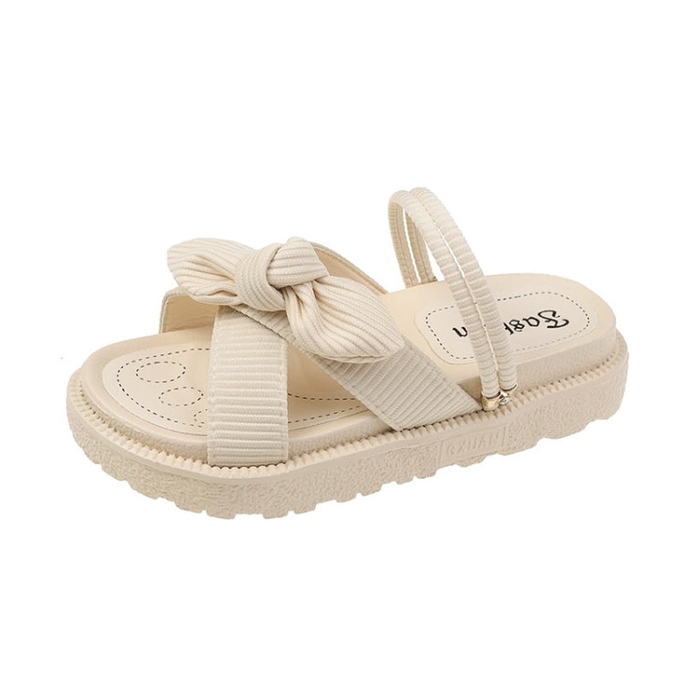 Summer Outerwear Thick Soled Casual Sandals Flat Slippers, Size: