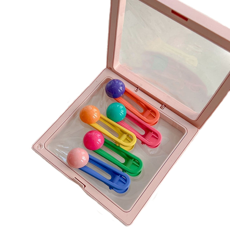 Candy Bean Set Cute Jelly Bean Children Hair Clip Cartoon Colorful Hairpin Set