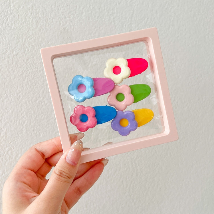Double Bean Set Cute Jelly Bean Children Hair Clip Cartoon Colorful Hairpin Set