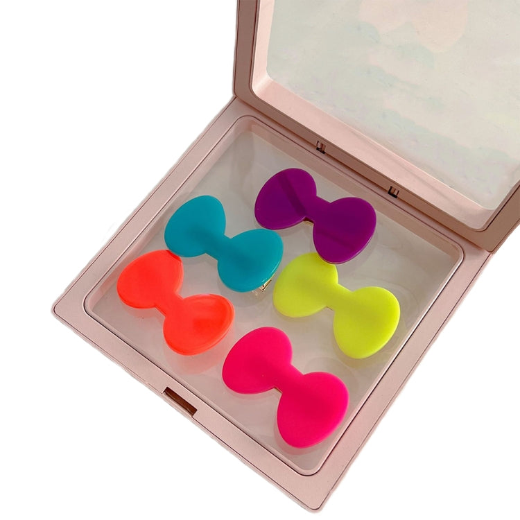 Bow Set Cute Jelly Bean Children Hair Clip Cartoon Colorful Hairpin Set