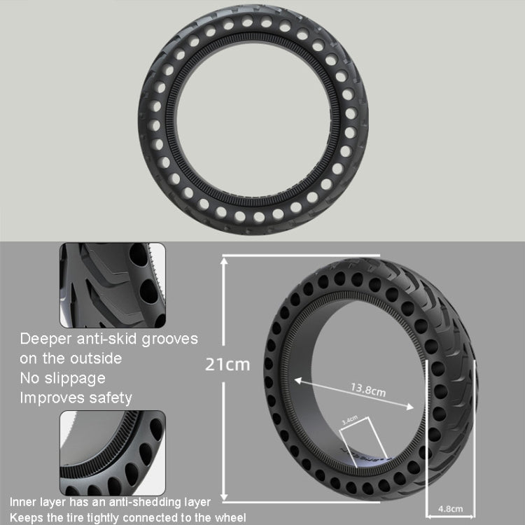 8 inch Electric Scooter Non-slip Honeycomb Outer Tire For Xiaomi M365/M365 Pro /1S/Pro2/Essential