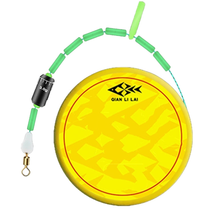 10rolls Outdoor Fishing Anti-tangle Spotted Invisible Line Set with Scale, Size: 3.6m
