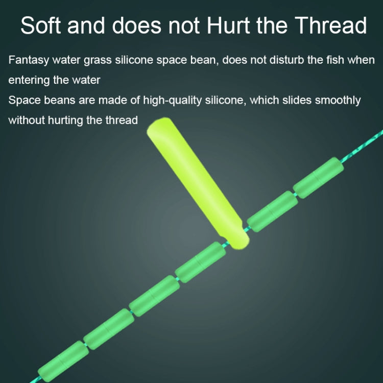 10rolls Outdoor Fishing Anti-tangle Spotted Invisible Line Set with Scale, Size: 5.4m