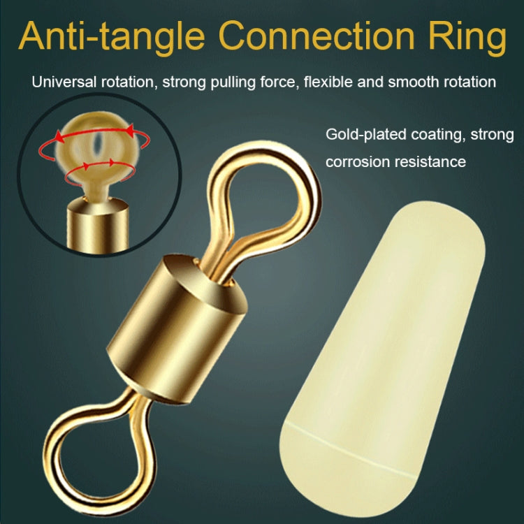 10rolls Outdoor Fishing Anti-tangle Spotted Invisible Line Set with Scale, Size: 5.4m