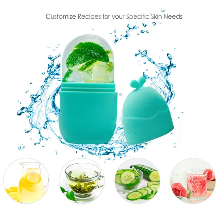 3pcs Beauty Products Face Ice Massage Ice Roller Silicone Rabbit Ice Grid With Plug