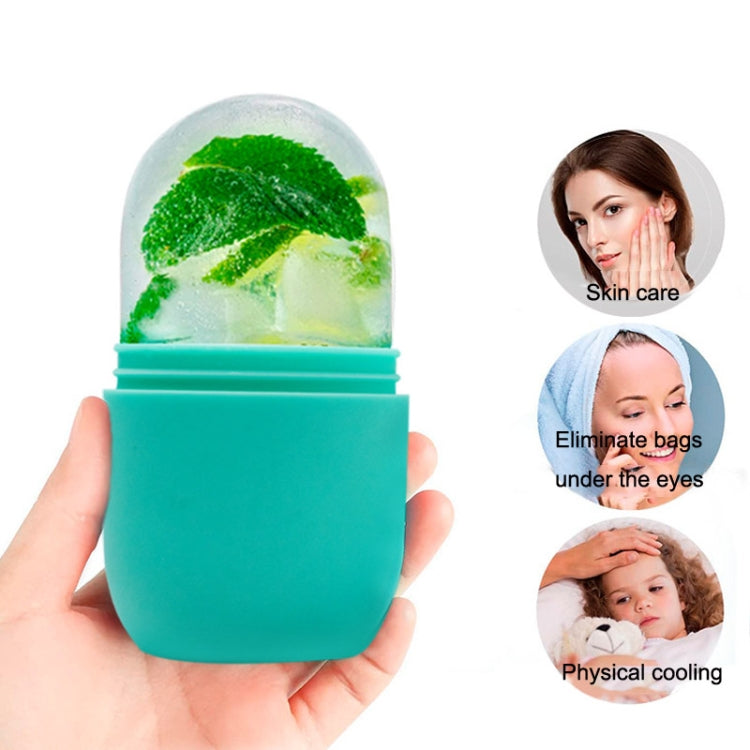 3pcs Beauty Products Face Ice Massage Ice Roller Silicone Rabbit Ice Grid With Plug