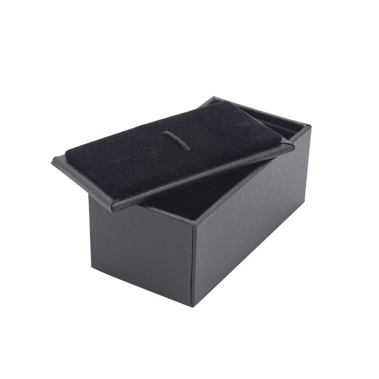 5pcs Cufflinks Tie Clip Box Jewelry Packaging Paper Box, Style: Pinhole Single Line