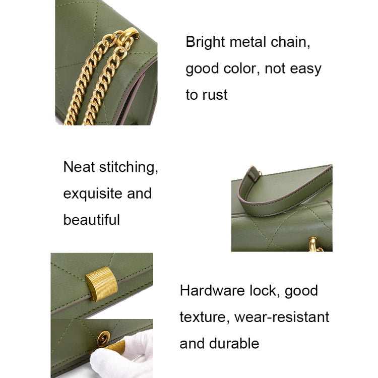 BLZF-9132 Single-shoulder Messenger Diamond Chain Bag Large Capacity Square Underarm Bag