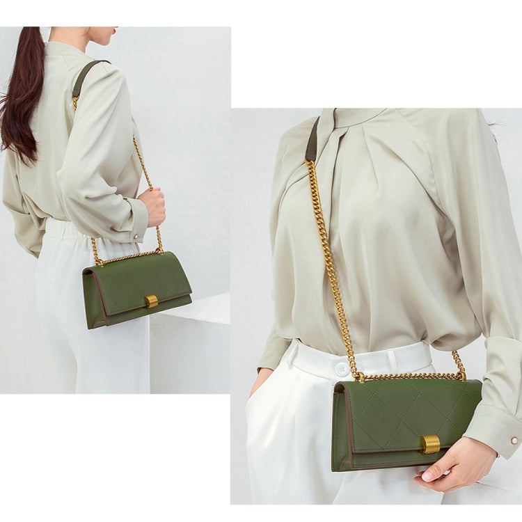 BLZF-9132 Single-shoulder Messenger Diamond Chain Bag Large Capacity Square Underarm Bag