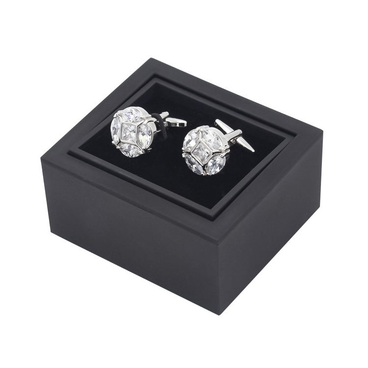 3pcs Cufflinks Box Twist Flip Frosted Matte Gift Box(76.5x66.5x40.5mm)