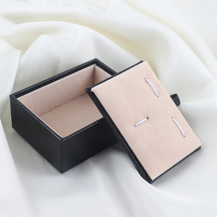3pcs Lychee Pattern Cufflinks Tie Clip Set Packaging Jewelry Box(P3016E)