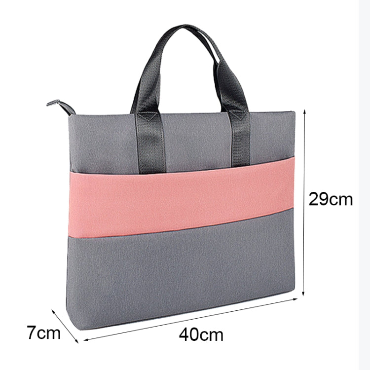 ST05DZ 14.1-15.4 Inch Universal Color Matching Portable Laptop Liner Bag(Pink and Gray)