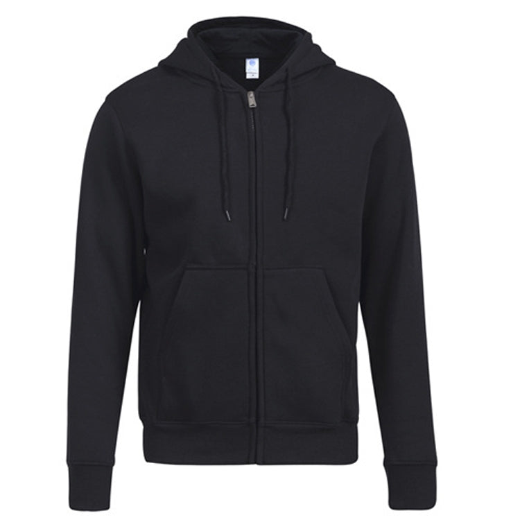 Zipper Cardigan Hooded Sweater Autumn Winter Fleece Coat Couple Sweatshirt, Size: