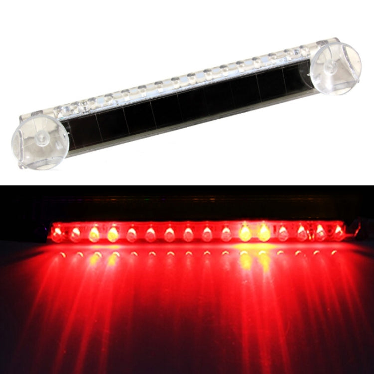 Wiring Free Rear Window Solar LED Sensor Car Warning Light