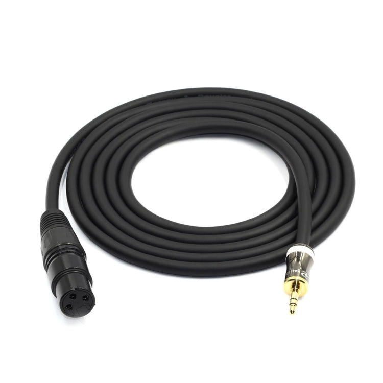 3.5mm To Caron Female Sound Card Microphone Audio Cable, Length: 15m