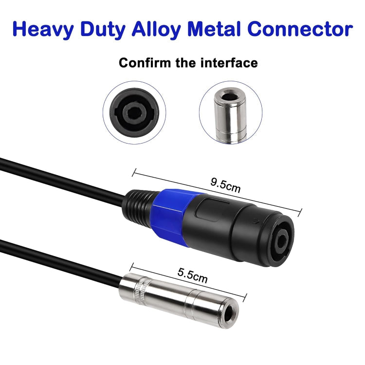 4 Core Ommus Female To 6.35mm Female Audio Cable