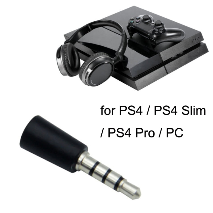 HS-PS4195 General Bluetooth Audio Transmitter Wireless Headset Receiver For PS4 / PS4 Slim / PS4 Pro / PC(Black)