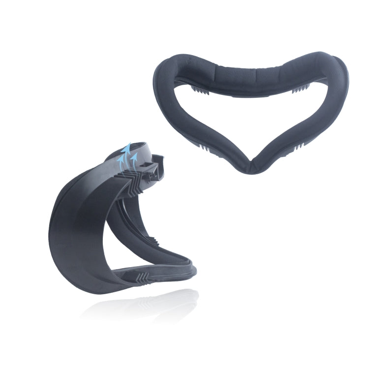 For Oculus Quest 2 VR Headset Anti-sweat Eye Mask VR Facial Interface Bracket Cover(Black)