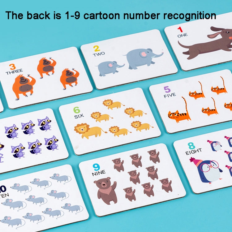 Children Number and Color Matching Clip Beads Enlightenment Teaching Kids Puzzle Early Education Toys