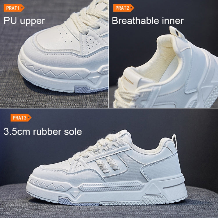 618 Spring Comfortable Breathable Sneakers Non-slip Sports Platform Casual Shoes, Size: