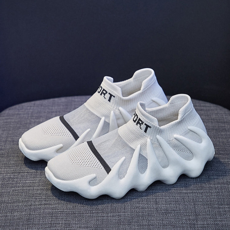 450-11 Summer Mesh Breathable Socks Shoes Flyweave Comfortable Running Casual Shoes, Size: