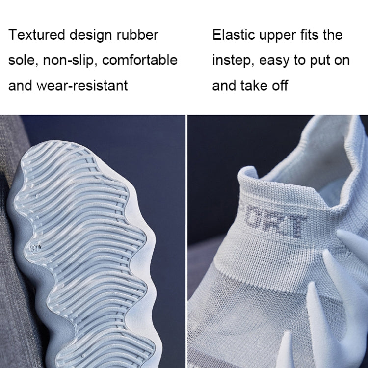450-11 Summer Mesh Breathable Socks Shoes Flyweave Comfortable Running Casual Shoes, Size: