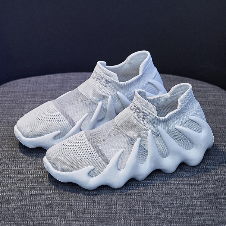450-11 Summer Mesh Breathable Socks Shoes Flyweave Comfortable Running Casual Shoes, Size: