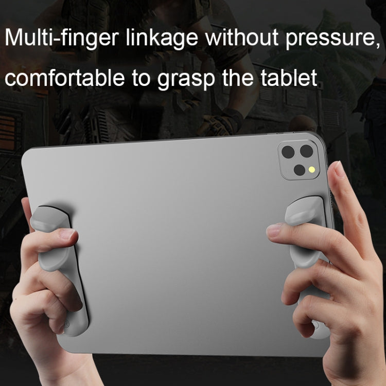 Tablet Stand Silicone Handle Grip Portable Tablet PC Gaming Auxiliary Finger(Gray)