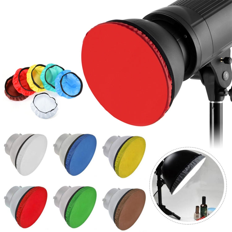 For 55 Degree Standard Cover 18cm Soft Light Fabric Cover, Color: White