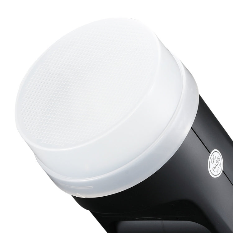 Round Light Head Universal SLR Camera Top Hot Shoe Light Soapbox, For Godox V1/AD100Pro/AD200/AD200Pro