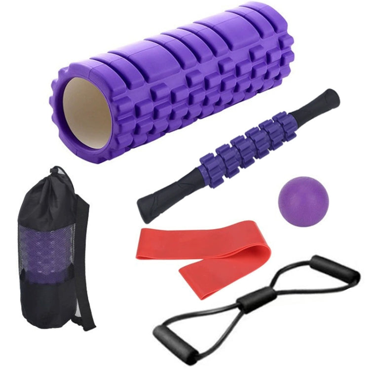 33cm 6pcs/set EVA Hollow Foam Roller Muscle Relaxation Roller Yoga Column Set Fitness Equipment