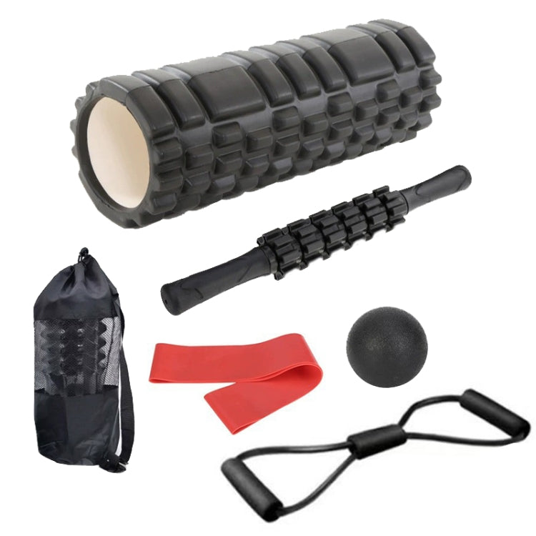 33cm 6pcs/set EVA Hollow Foam Roller Muscle Relaxation Roller Yoga Column Set Fitness Equipment