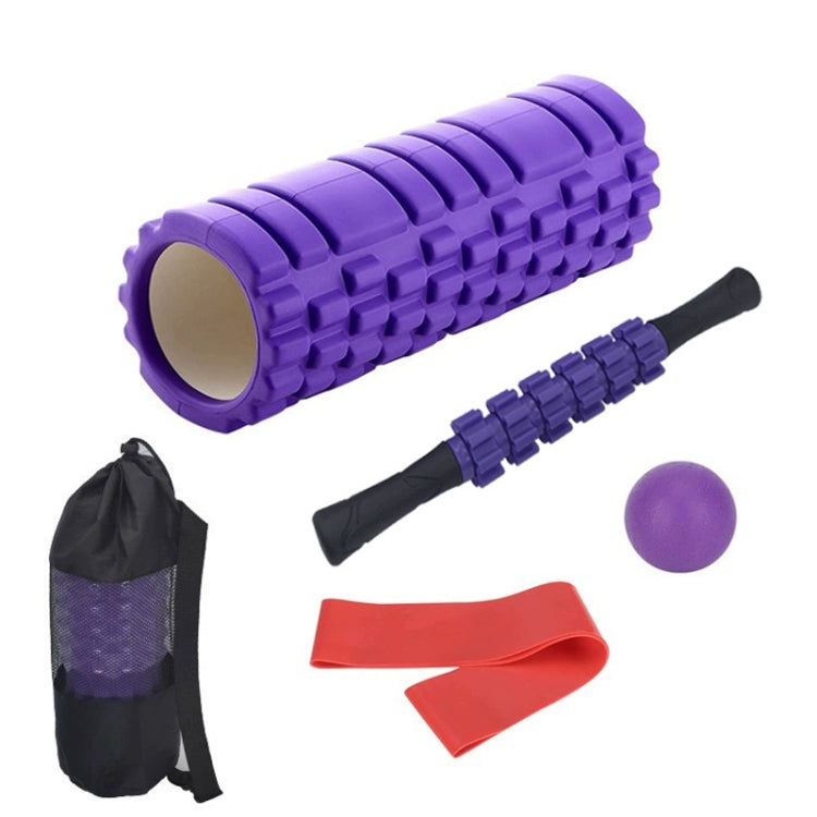 33cm 5pcs/set EVA Hollow Foam Roller Muscle Relaxation Roller Yoga Column Set Fitness Equipment
