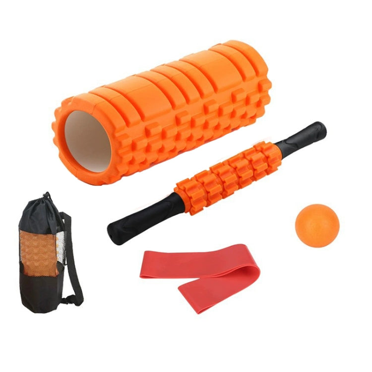 33cm 5pcs/set EVA Hollow Foam Roller Muscle Relaxation Roller Yoga Column Set Fitness Equipment