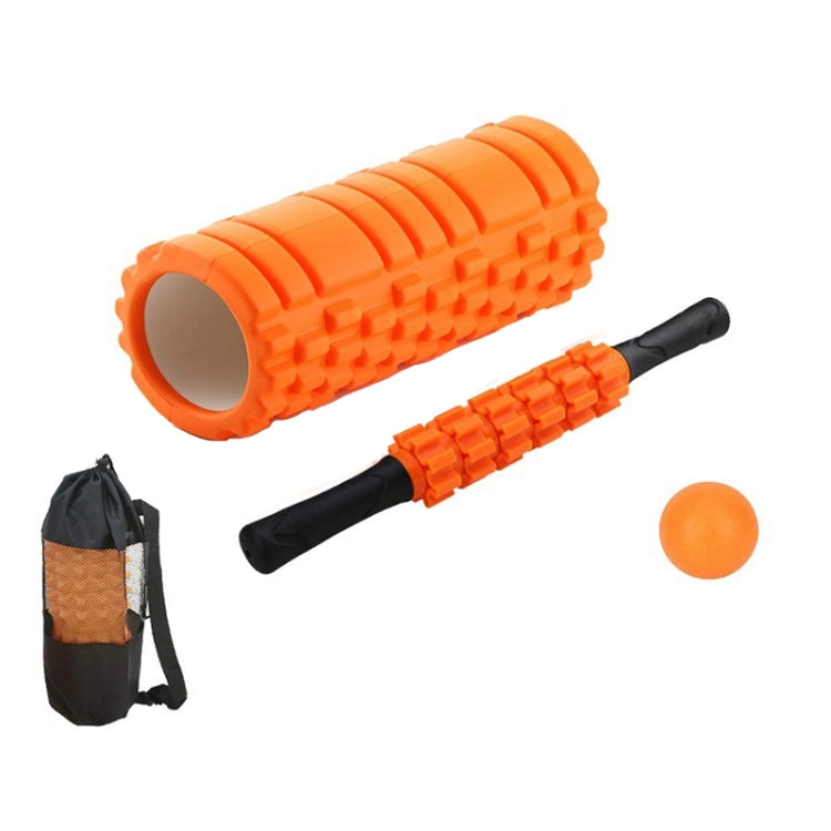 33cm 4pcs/set EVA Hollow Foam Roller Muscle Relaxation Roller Yoga Column Set Fitness Equipment