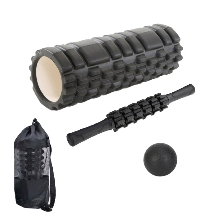 33cm 4pcs/set EVA Hollow Foam Roller Muscle Relaxation Roller Yoga Column Set Fitness Equipment