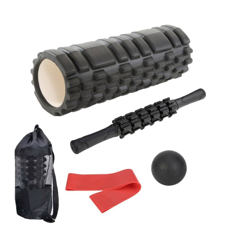 45cm 5pcs/set EVA Hollow Foam Roller Muscle Relaxation Roller Yoga Column Set Fitness Equipment