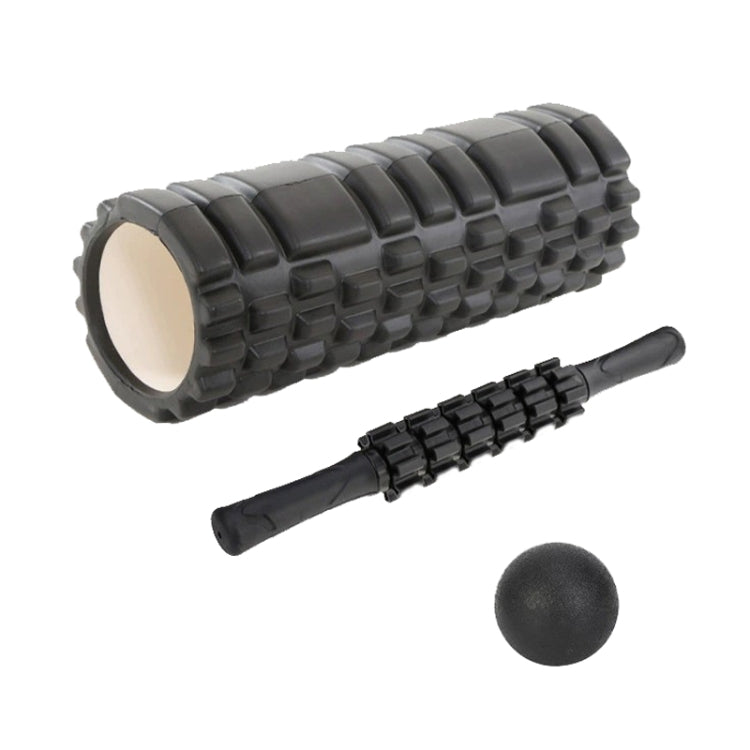 45cm 3pcs/set EVA Hollow Foam Roller Muscle Relaxation Roller Yoga Column Set Fitness Equipment