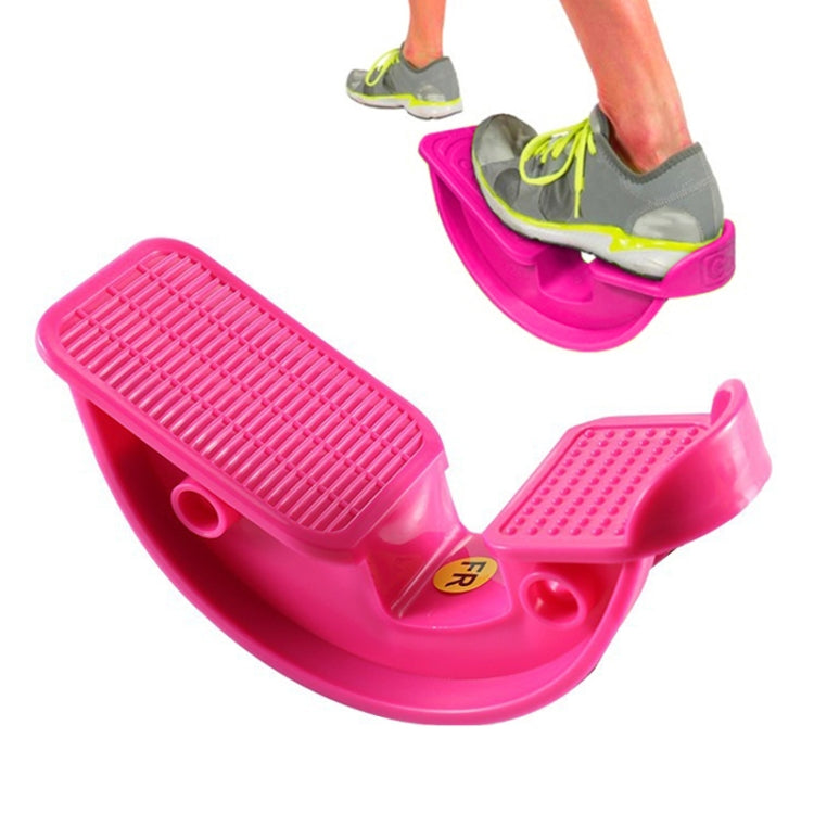 Fitness Inclined Stretching Board Trainer Calf Relaxation Standing Stretching Pedal, Color: Rose Red