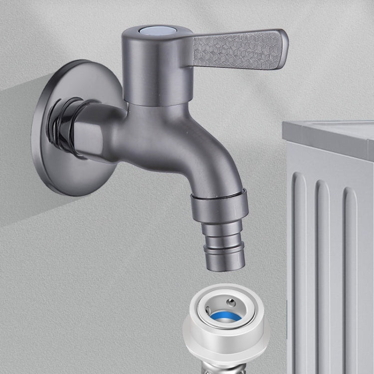 Bathroom Toilet Stainless Steel Bib Tap Wall Mounted Washing Machine Water Tap ,Spec: Short Type