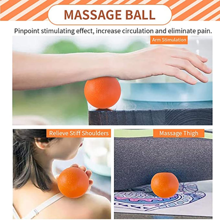 3pcs/set Crescent Hollow Foam Roller Yoga Column Set Fitness Muscle Relaxation Massager Set