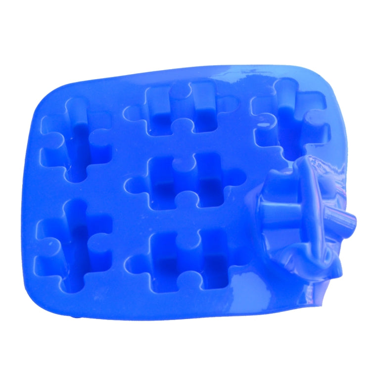 5pcs DIY Silicone Ice Grid Chocolate Puzzle Biscuit Tools